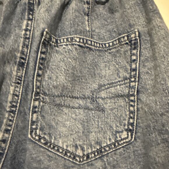 American Eagle Outfitters Women's Size 00 Denim Blue Mini Shorts - Picture 3 of 6